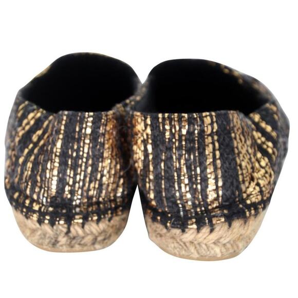 Chanel Espadrille 38 Tweed Canvas Flats CC-1109P-0016 - Picture 10 of 12